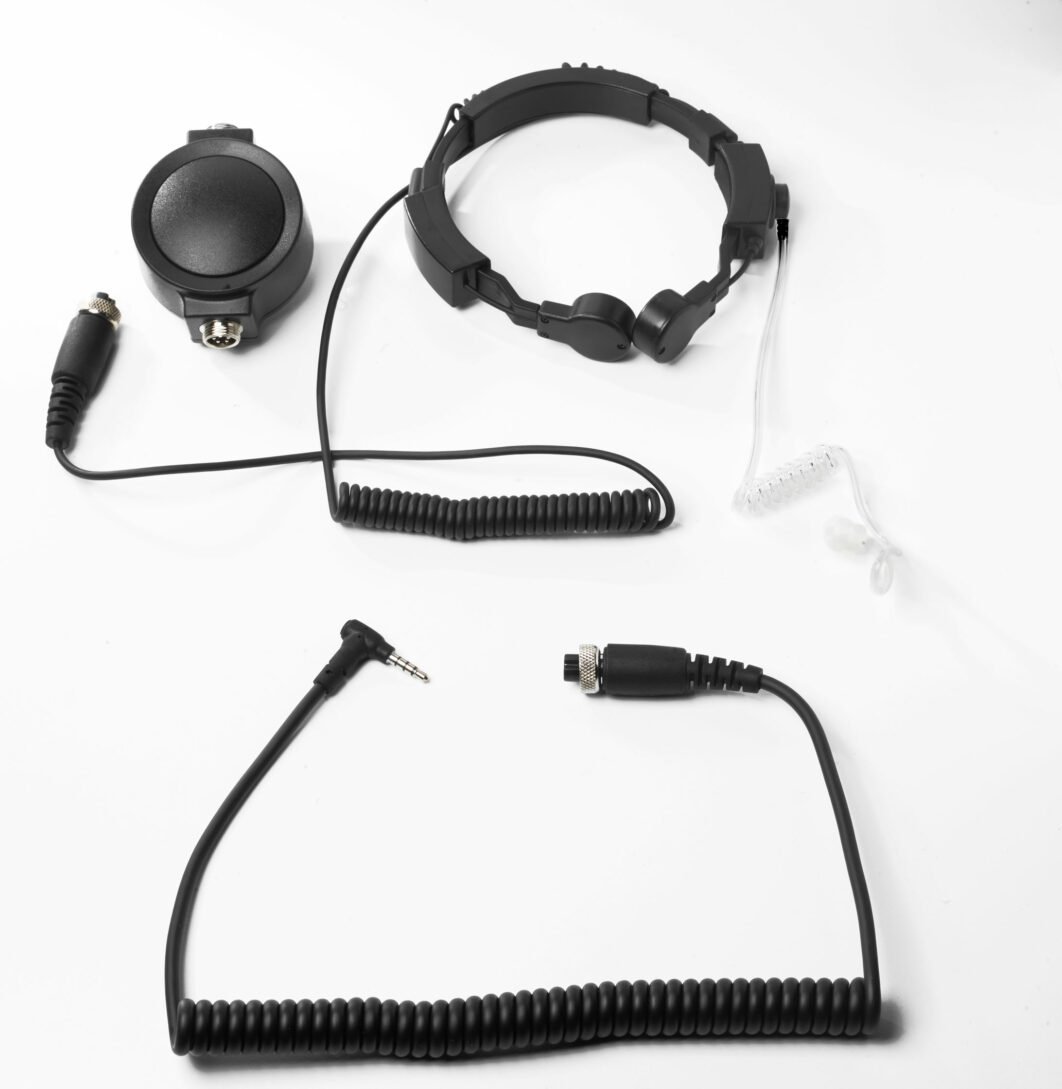Laringofono JETFON PC LG-04 para Walkies Vertex, Yaesu y Dynascan
