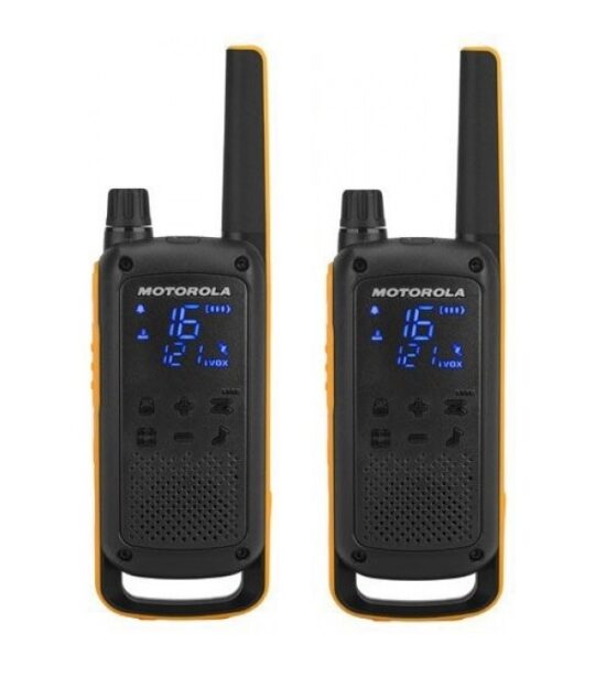 Motorola TALKABOUT T82 Extreme, pareja de Walkies PMR-446 con maletín