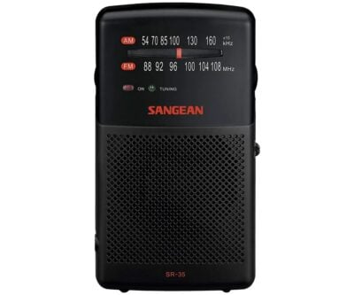 Receptor AM/FM Sangean SR-35 negro