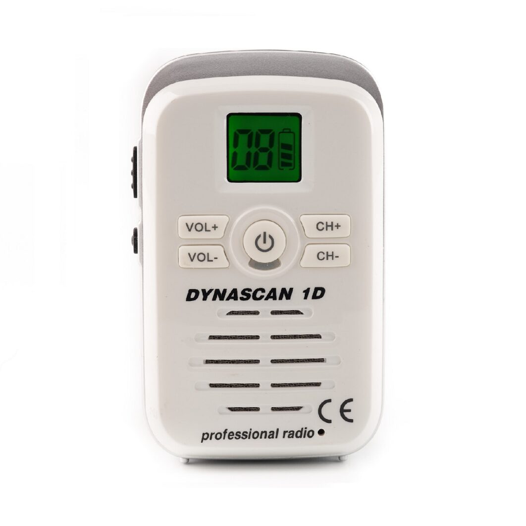 Walkie Dynascan 1D blanco