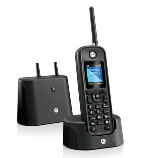 Motorola O201, teléfono inalámbrico de largo alcance