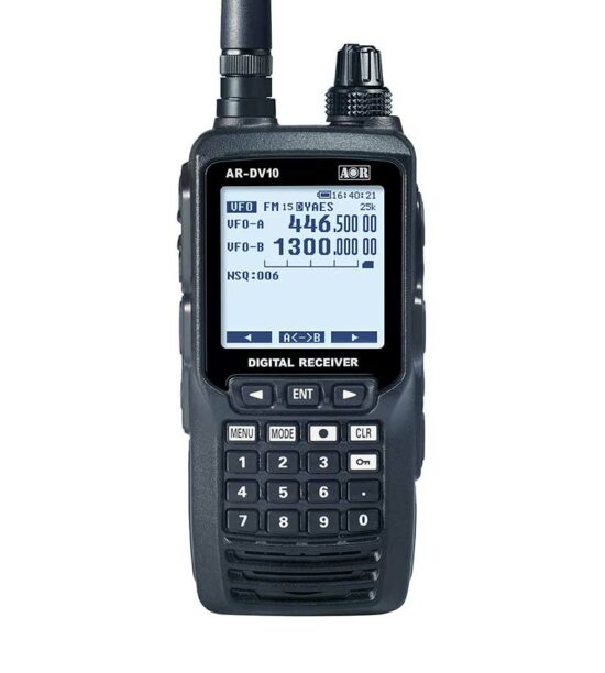 AOR AR-DV10 SDR Receptor portátil banda ancha