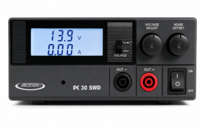 Jetfon PC-30 SWD Fuente de Alimentación Estabilizada 20A / 30A Pico con Medidor Digital