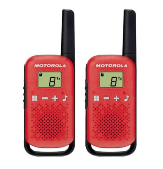 Pareja Walkies Motorola T42 red