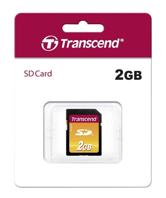 Tarjeta memoria Transcend SD 2GB
