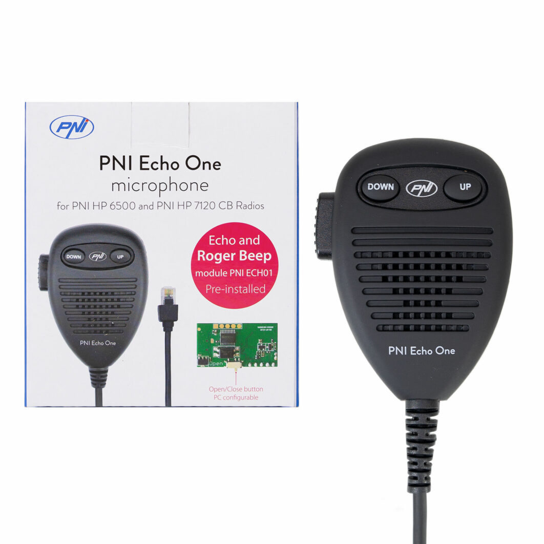 PNI Echo One Micrófono de CB con eco y roger beep programables