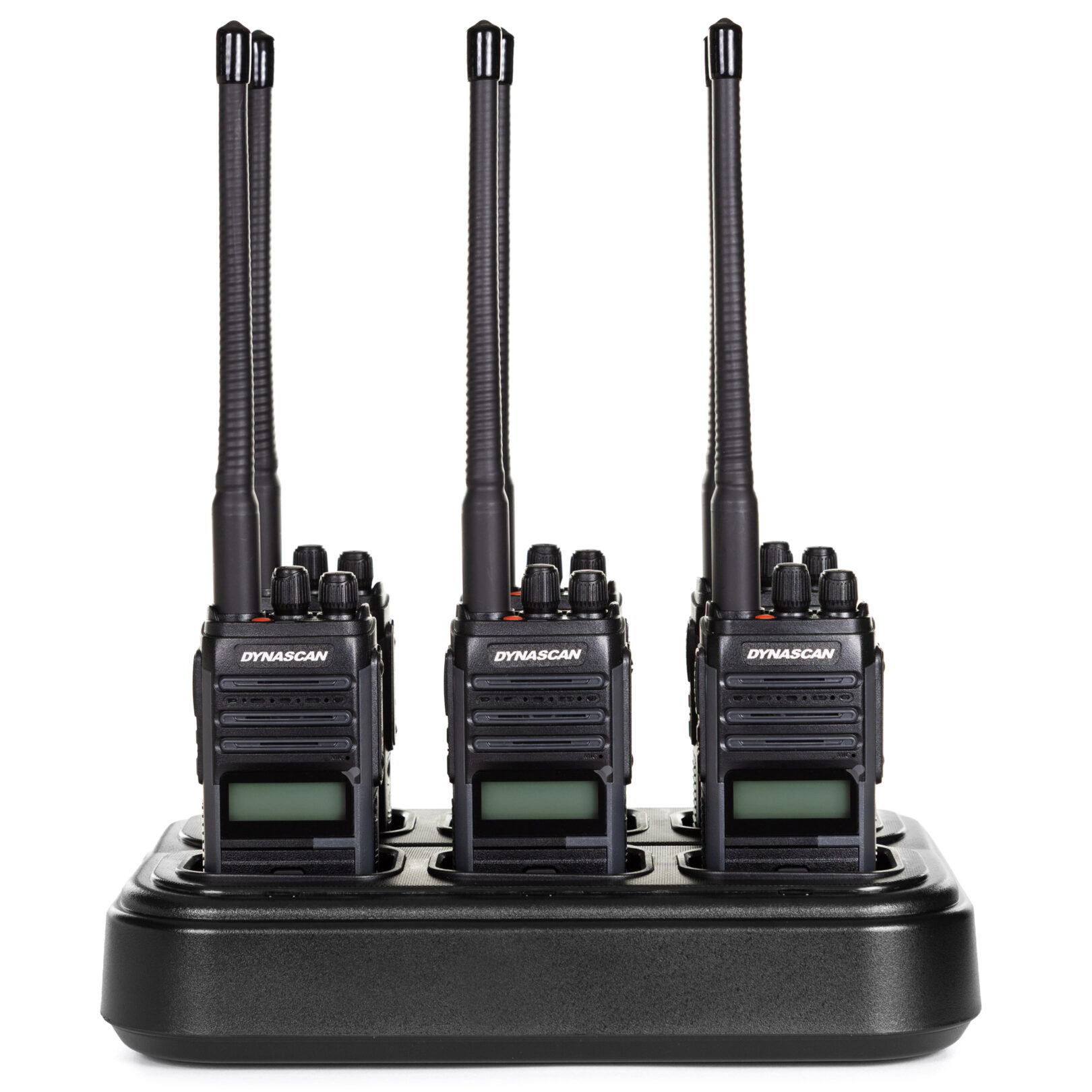 Multi 6 Dynascan Six-Pack Walkie Talkie Fleet | LP-66 Multi-Charger | B2B