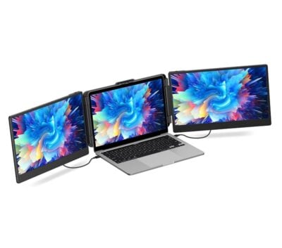 CLEYVER TRIPLE 14" SCREEN LAPTOP Extensión de monitor para portátil