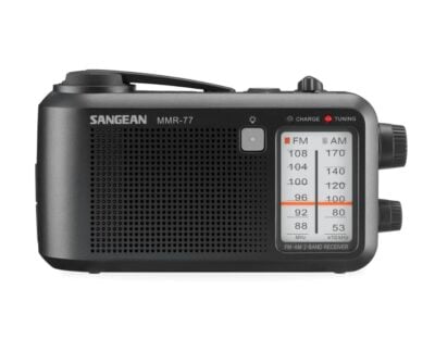 Radio emergencia Sangean MMR-77 negra