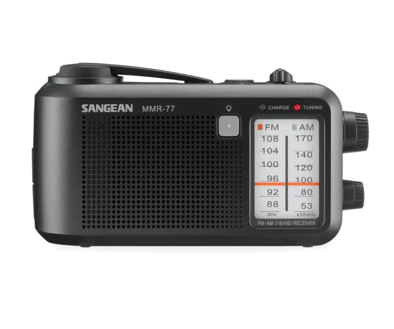 Radio emergencia Sangean MMR-77 negra