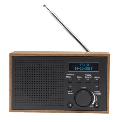 Radio Denver DAB-46 Gris madera