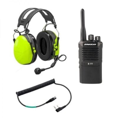Pack cascos protección Peltor Walkie Dynascan R-77