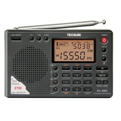 TECSUN PL-380 Receptor DSP (FM estéreo/SW/MW/LW)
