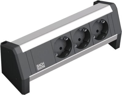 BACHMANN DESK 2 con  tomas de enchufe / USB A 18W