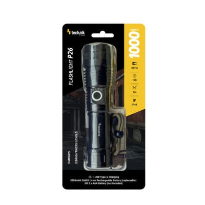 Technik P26 (1000 lúmenes) P50 LED + USB-C