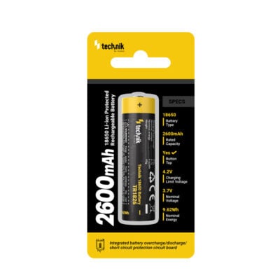Batería 18650 TR1826 3.7V 2600mAh