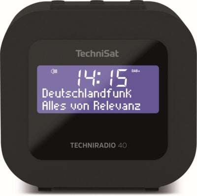 TechniSat - TECHNIRADIO 40 Radio despertador compacto DAB+ / FM