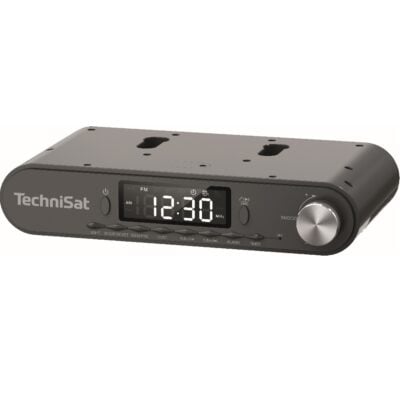 Technisat VIOLA - Radio FM de cocina con altavoces estéreo y Bluetooth - Negra