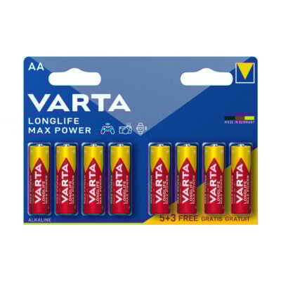 VARTA Longlife Max Power Pila Alcalina AA B5+3