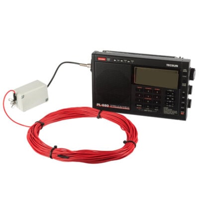 Radiora Longwire RX - Antena de Hilo Largo para HF para receptores Tecsun, XHData, Sangean