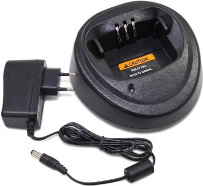 Kit Cargador de Sobremesa y Alimentador original Motorola R2 DP1400 CP040